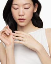 DY Eden Partway Alternating Diamond Band Ring in 18K Yellow Gold with Diamonds, 2.8mm